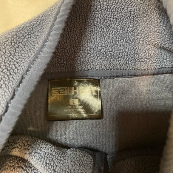 32 Heat size large blue pullover sweater - Picture 3 of 4